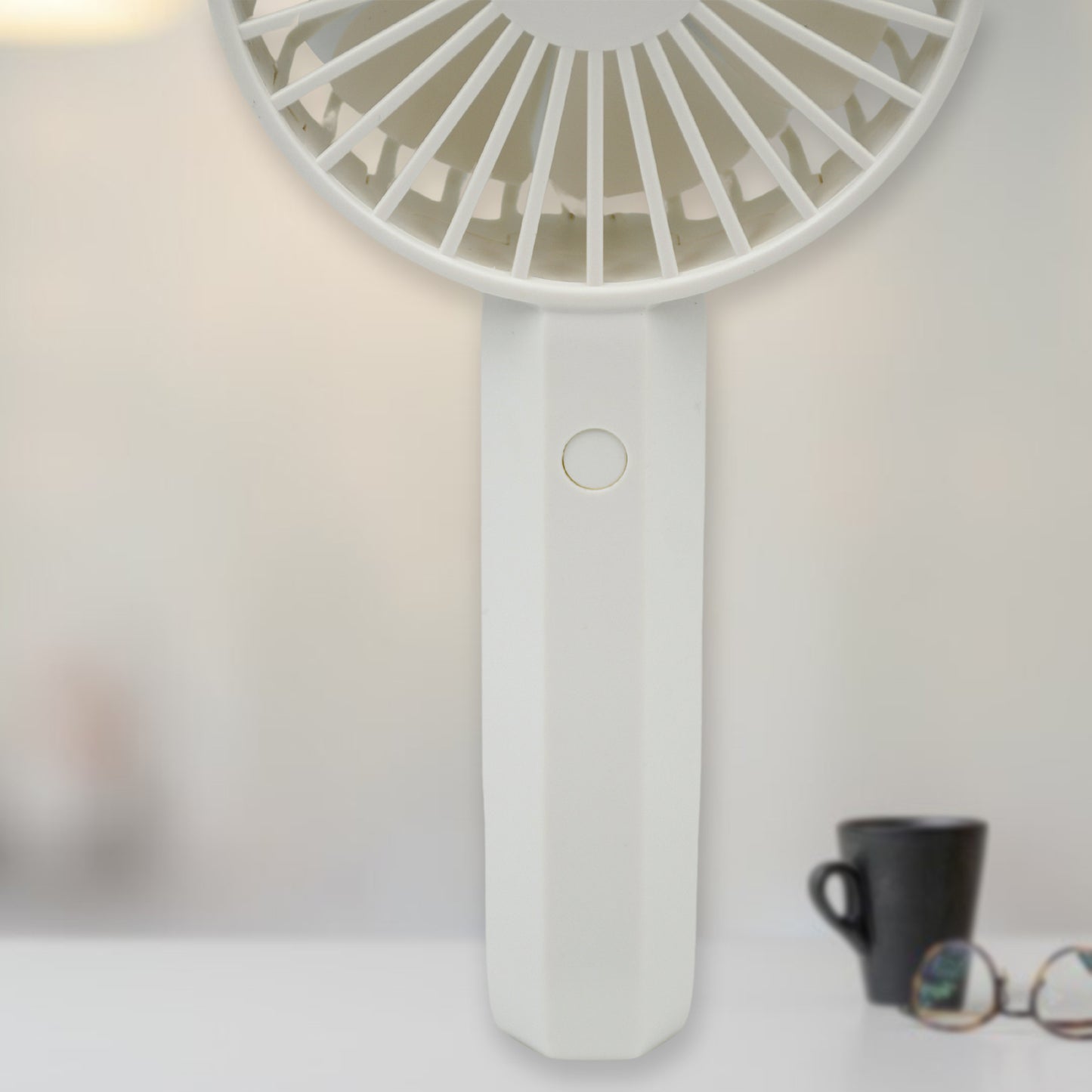 17701 Mini Handheld Fan Portable Rechargeable Mini Fan Easy To Carry For Home Office Travel And Outdoor Use (Battery Not Included) - Shop Gharse