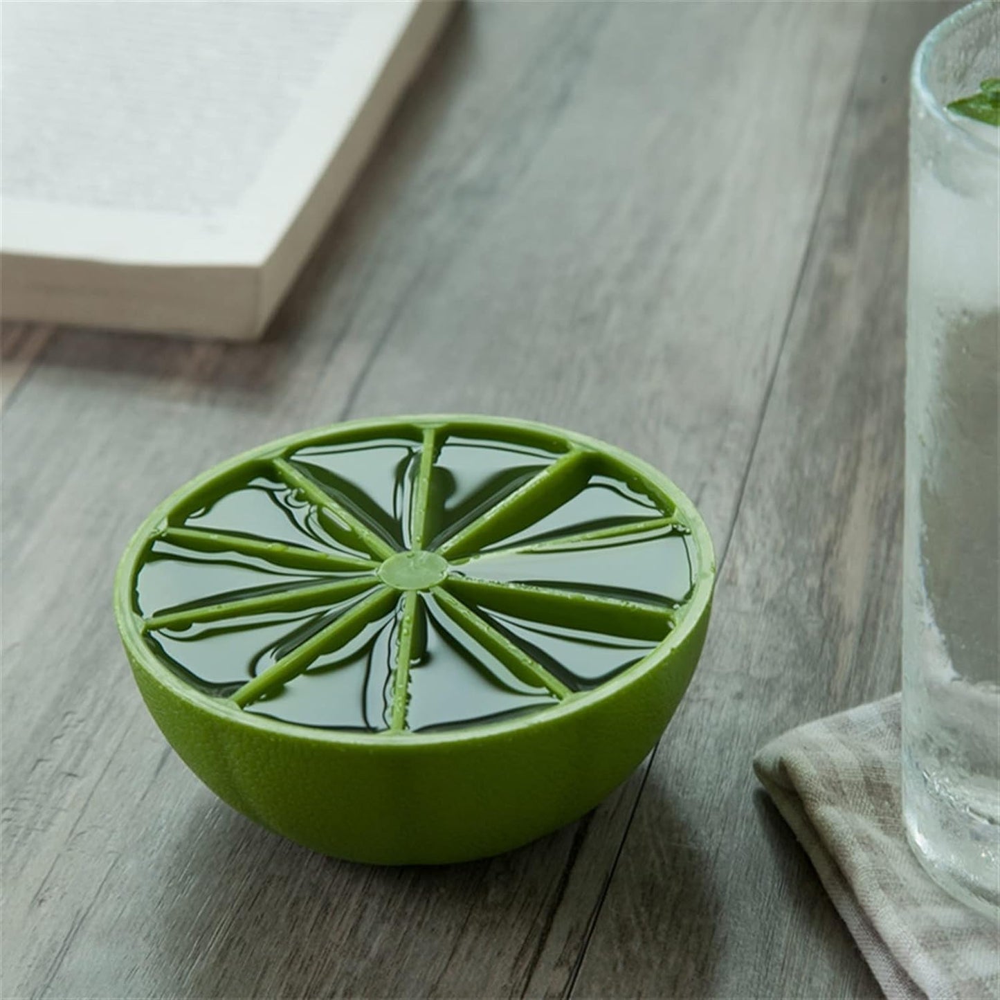 Lemon Shape Flexible Silicone Ice Cube Tray  8-slot Round Ice Mold (1 Pc) - Shop Gharse