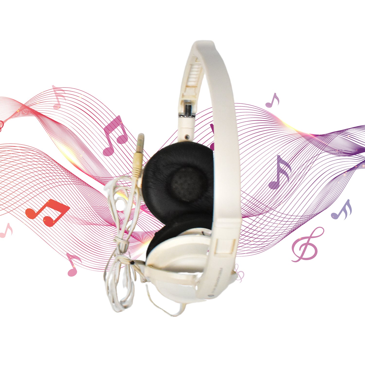 6397 Fold Able Stereo Headphones For Mobiles Dj Style High-performance Headphones Wired Headphones With Mic On-ear Headphones (1pc) - Shop Gharse