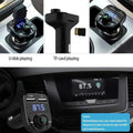 8533 Car-x8 Bluetooth Fm Transmitter Kit For Hands-free Call Receiver  Music Player  Call Receiver  Fast Mobile Charger Ports For All Smartphoneswith 3.1a Quick Charge Dual Usb Car Charger - Shop Gharse