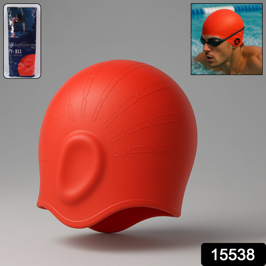 Professional Silicone Swimming Cap (1 Pc) - Shop Gharse
