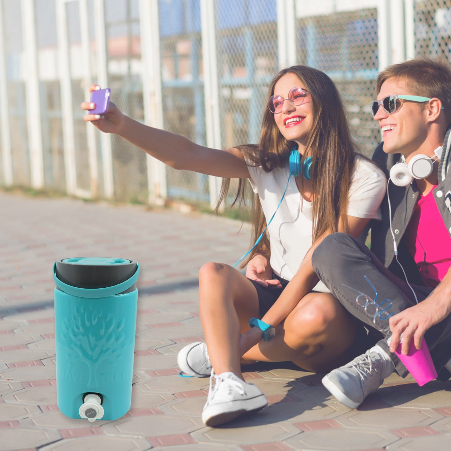 Insulated Plastic Water Rover Jug With A Sturdy Handle Water Jug Camper With Tap Plastic Insulated Water Water Storage Cool Water Storage For Home  Travelling (3000 Ml) - Shop Gharse