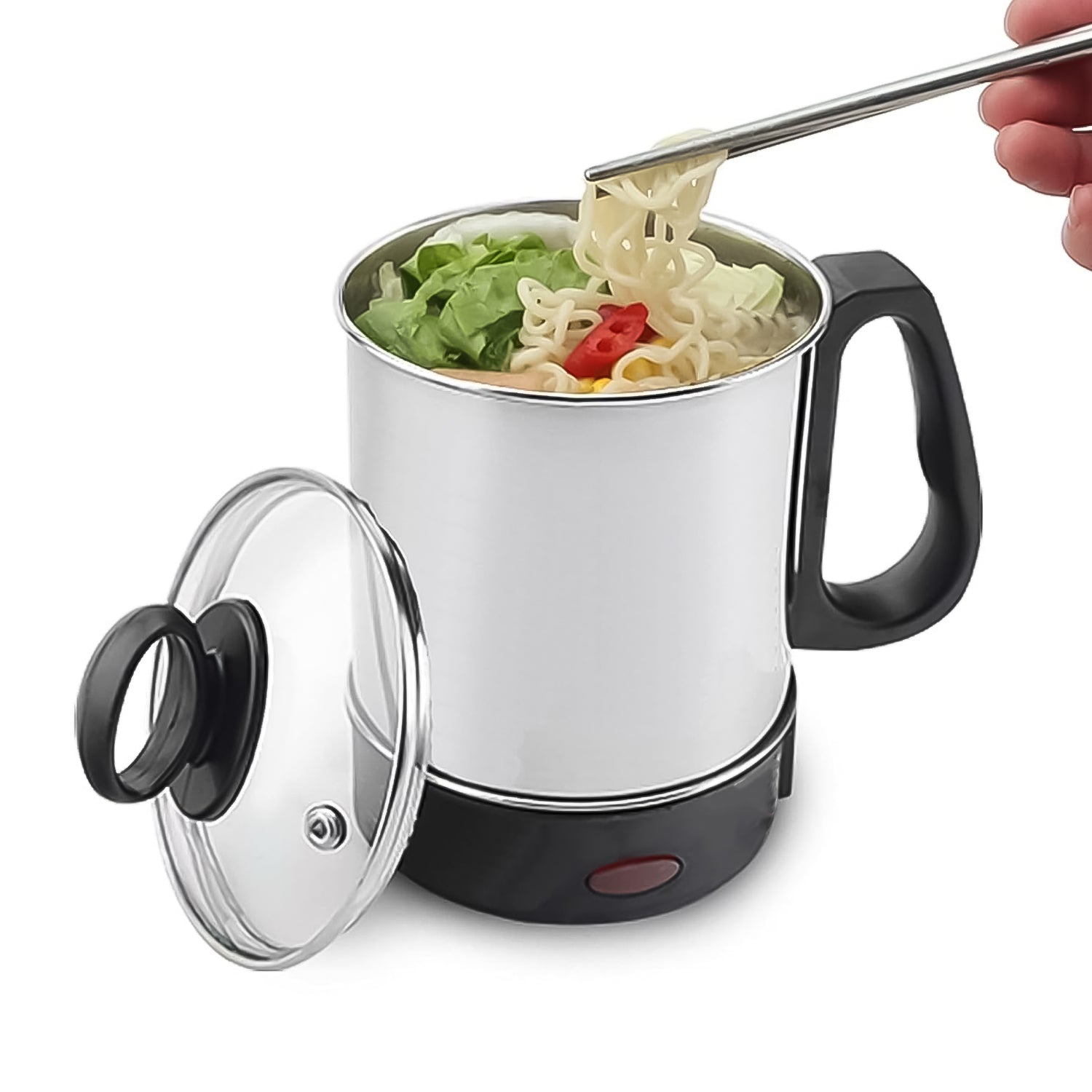 Soup Pot With Lid Stainless Steel Multi Cooker Kettle (800w  2.5 Ltr.) - Shop Gharse
