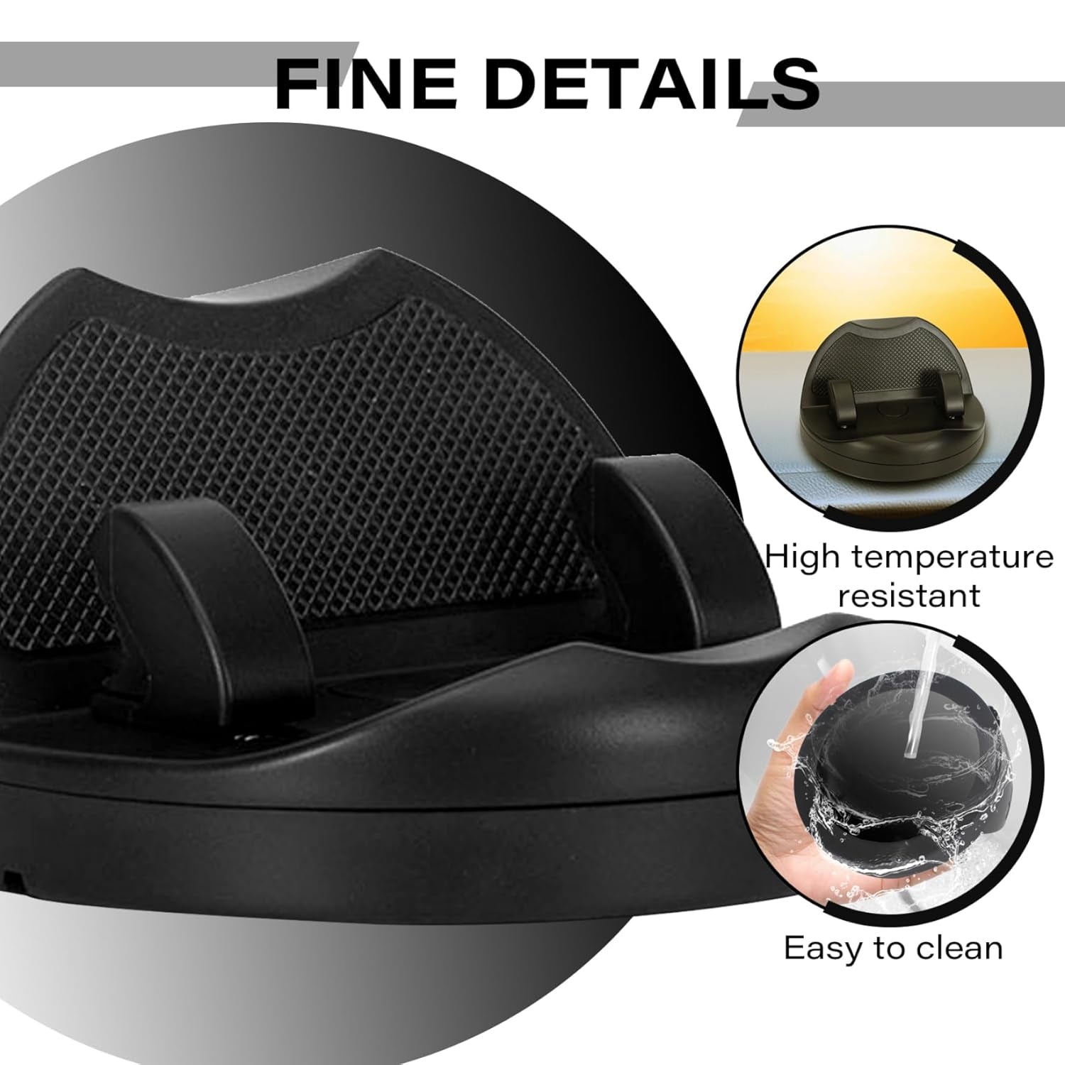 2 In 1 Car Anti-slip Mat Phone Holder Non Slip Sticky Phone Mount Holder (1 Set) - Shop Gharse