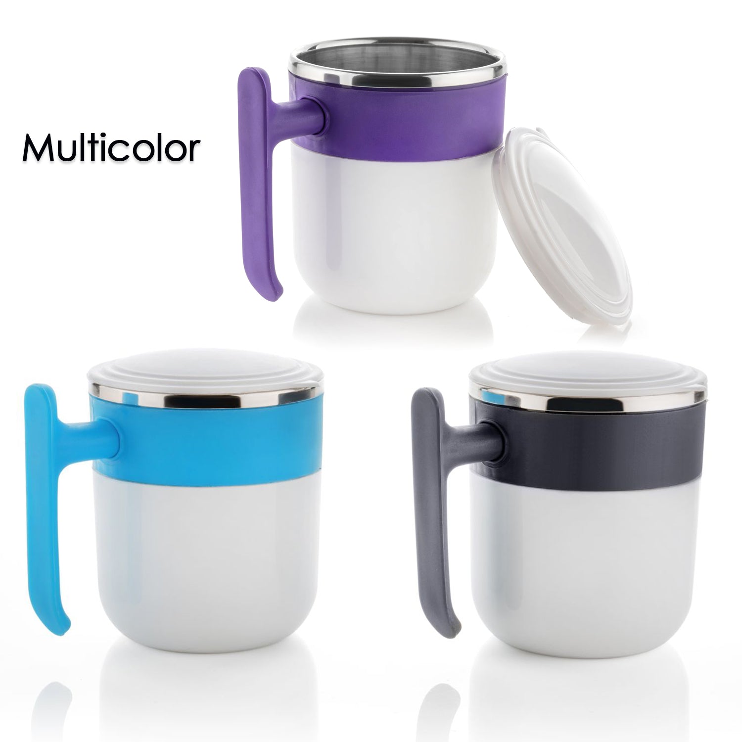 5767 Stainless Steel Lid Cover Hot Coffeetea Mug Hot Insulated Double Wall Stainless Steel Coffee And Milk Cup With Lid - Coffee Cup (1 Pc ) - Shop Gharse