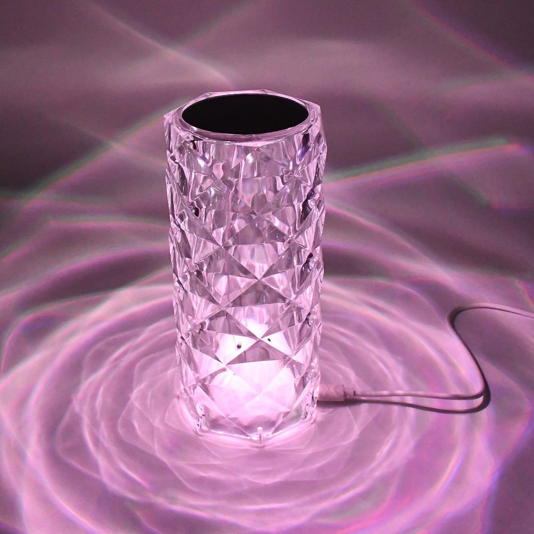 Crystal Led Touch Table Lamp With Remote Control - Shop Gharse
