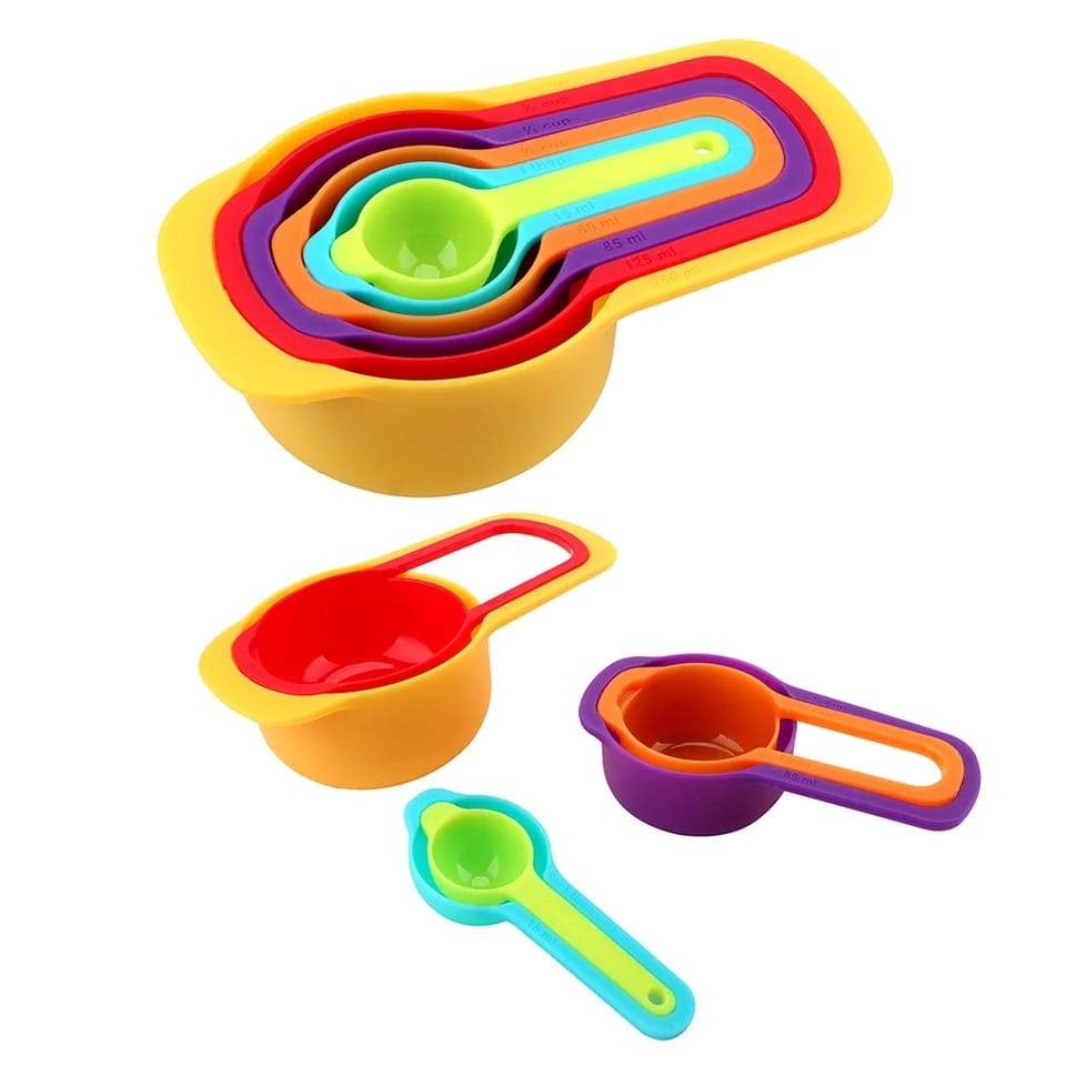 0811 Plastic Measuring Spoons For Kitchen (6 Pack) - Shop Gharse