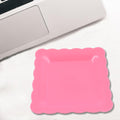 10032 Square Plastic Dinner Plate Snacks  Breakfast Restaurant Serving Trays Home School Coffee Hotel Kitchen Office (8 Pcs Set) - Shop Gharse