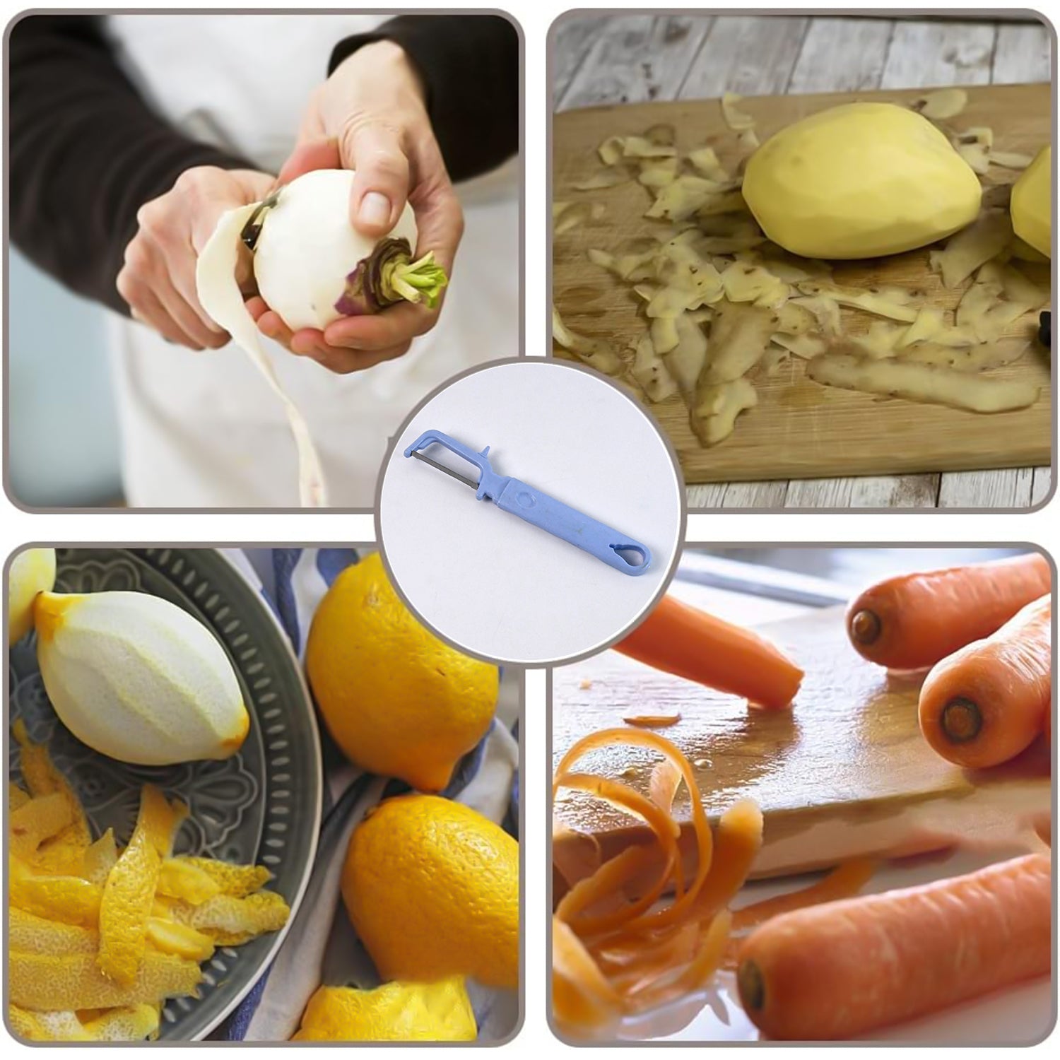 3 In 1 Kitchen Set Grater Base Slicing Attachment And Peeler (3 Pcs Set) - Shop Gharse
