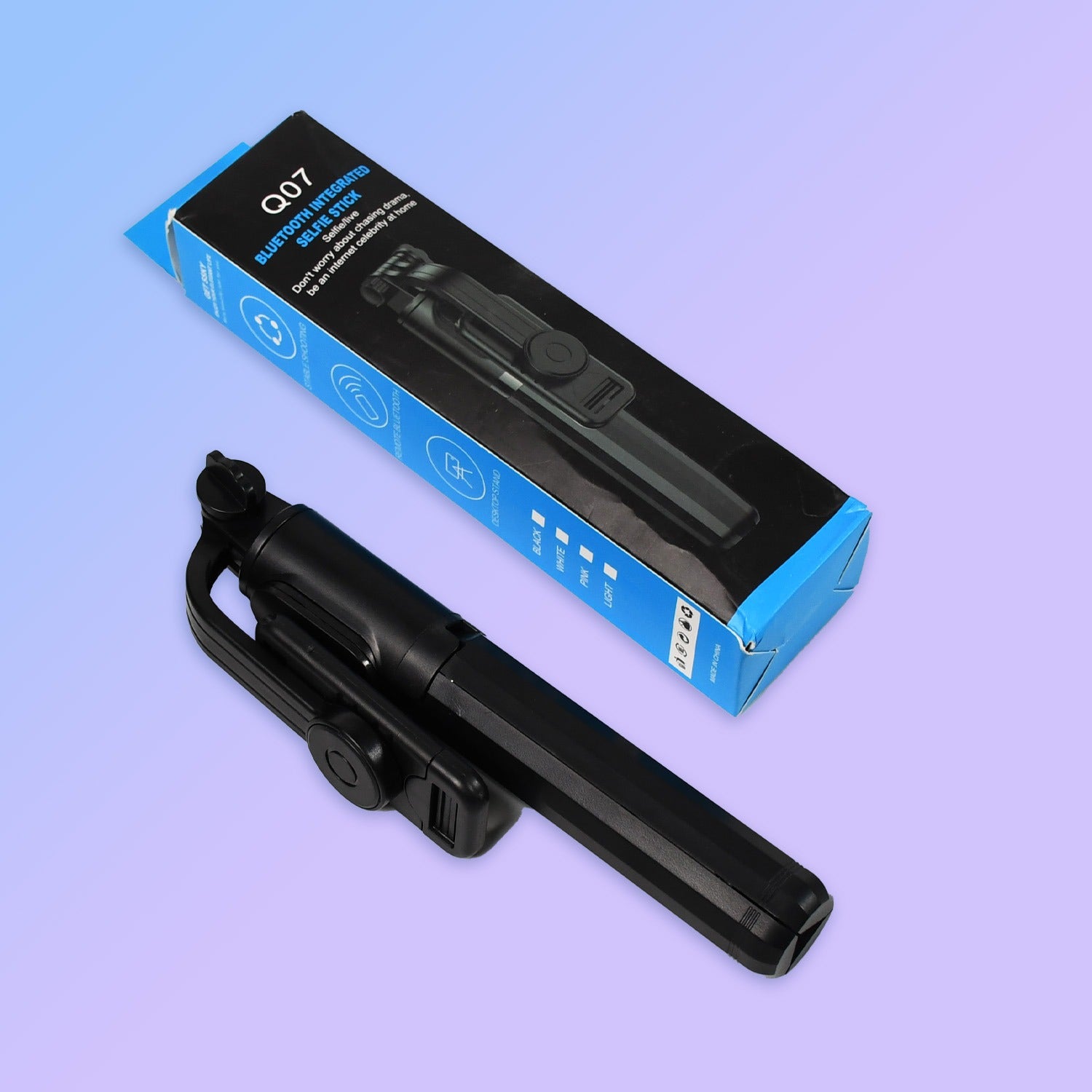 6401 Bluetooth Selfie Stick Portable Phone Tripod Stand For Mobile - Shop Gharse