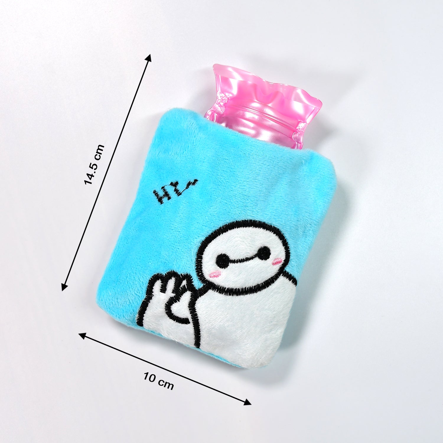 6525 Blue Baymax Small Hot Water Bag With Cover For Pain Relief Neck Shoulder Pain And Hand Feet Warmer Menstrual Cramps. - Shop Gharse