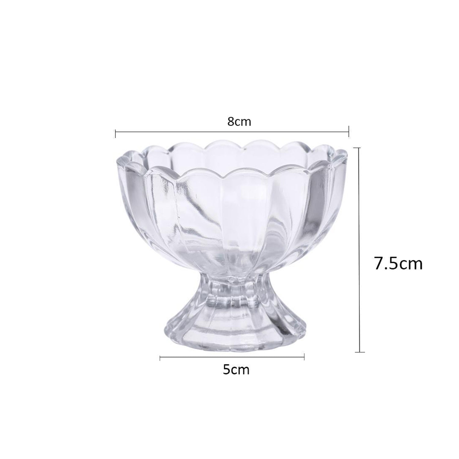 0091c Serving Dessert Bowl Ice Cream Salad Fruit Bowl - 6pcs Serving Dessert Bowl Ice Cream Salad Fruit Bowl - 6pcs - Shop Gharse