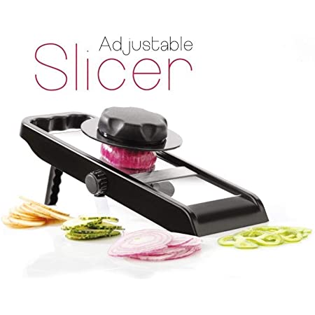 8121 Premium Multipurpose Potatoonion Slicer And Grater Potato Slicer For Chips Vegetable Slicer Machine Chips Cutter Potato Slicer For Chips Onion Slicer (Adjustable Slicer) - Shop Gharse