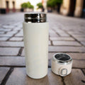 Smart Vacuum Insulated Water Bottle With Led Temperature Display Cold  Hot  Leak Proof  Office Bottle  Gym  Home  Kitchen  Hiking  Trekking  Travel Bottle (Mix Color  Design) - Shop Gharse