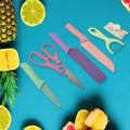 Professional Colorful Kitchen Knives Set (6 Pcs Set) - Shop Gharse