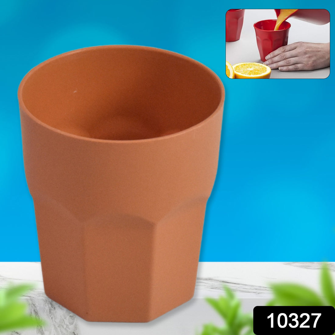 Plastic Tumblers Lightweight Cups  Glass Reusable Serving Drinking Cups (1 Pc) - Shop Gharse