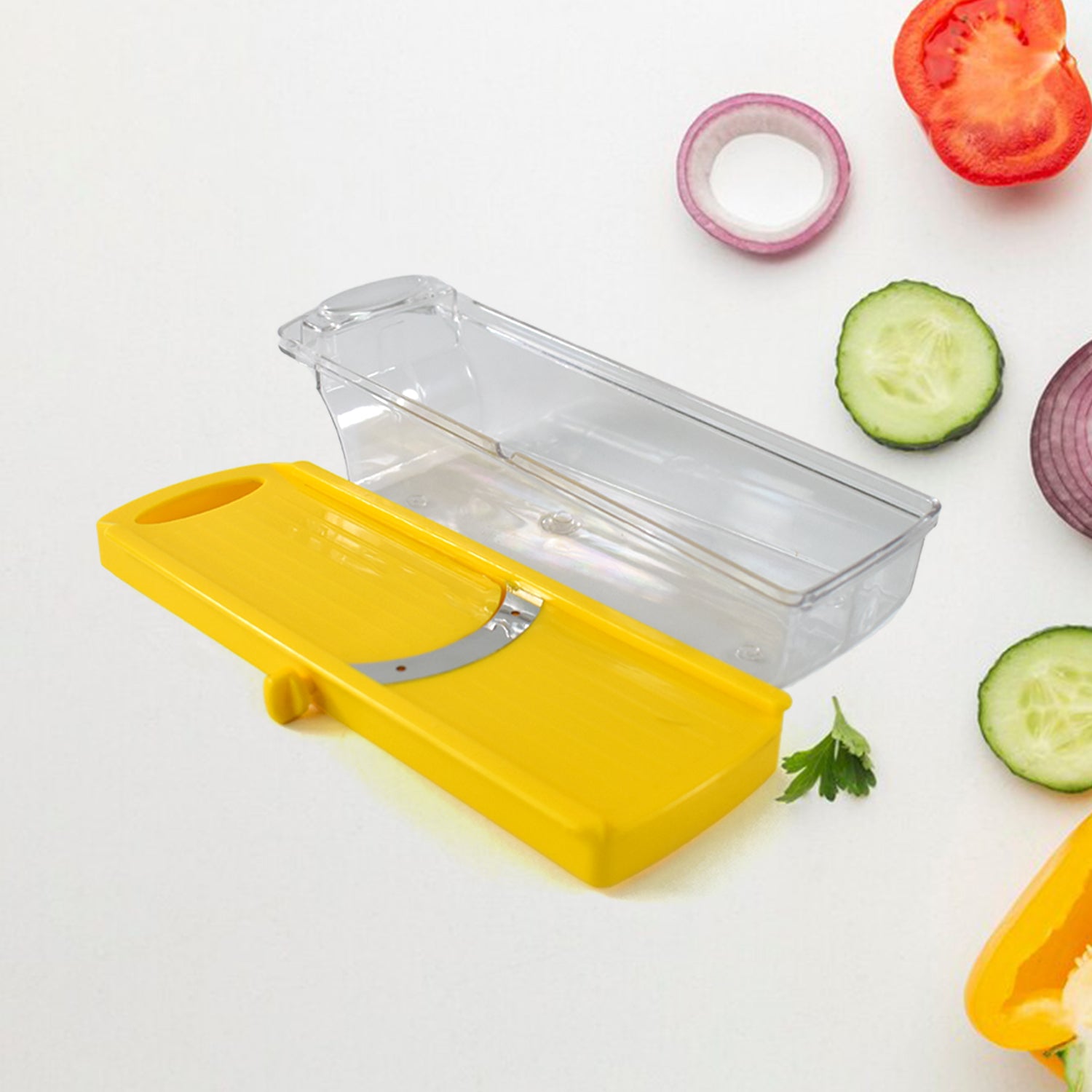 Big Multipurpose Vegetable And Fruit Slicer (Yellow  1 Pc) - Shop Gharse
