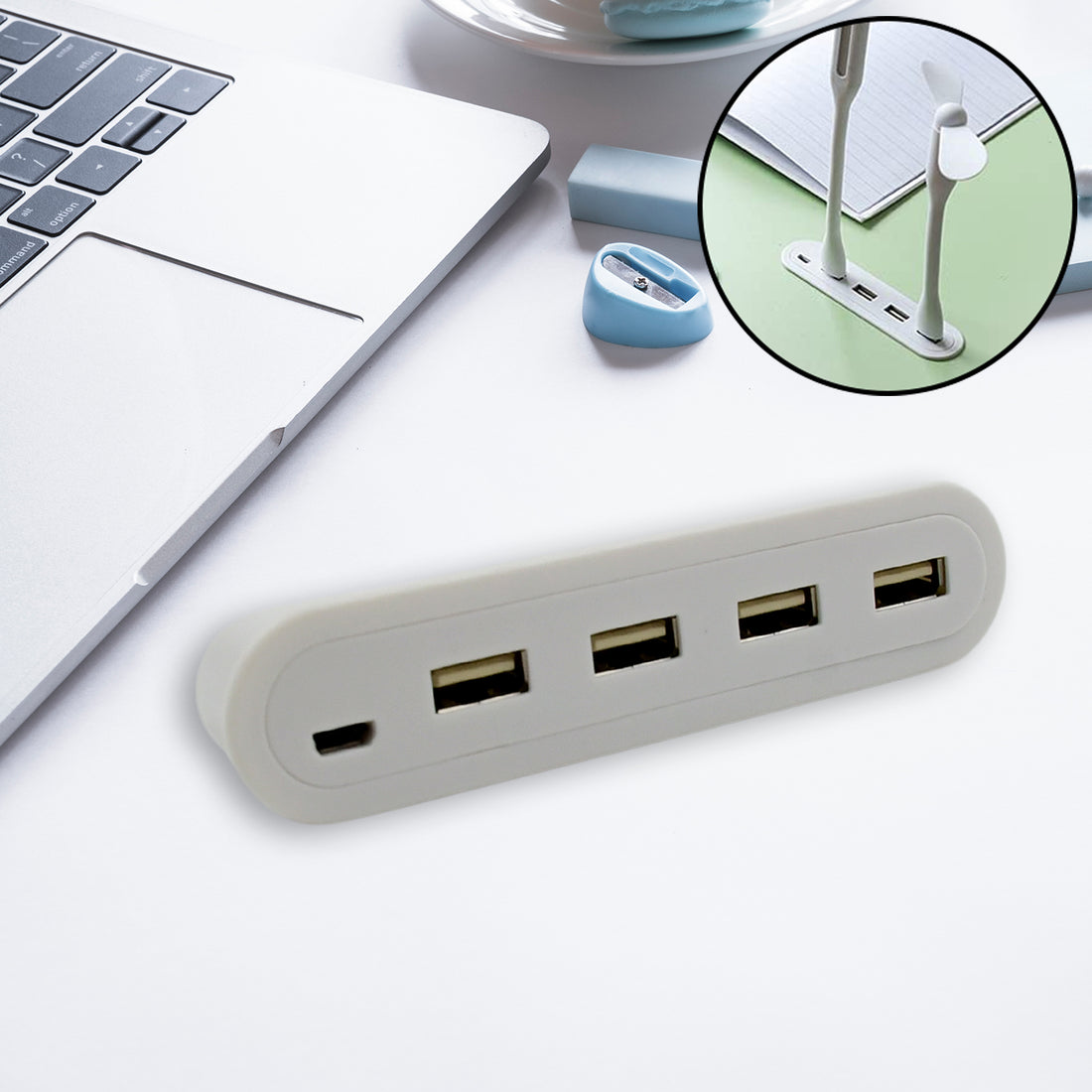 12865 4in1 Hub Is Usb For Pen Drive Mouse Keyboards Camera Mobile Tablet Pc Laptop Tv Study Table Charging Extension Hub Portable (1 Pc) - Shop Gharse