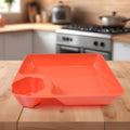 Plastic Plates With Dipping Saucer  Round Dip Part (1 Pc  1816 Cm  1 Pc) - Shop Gharse