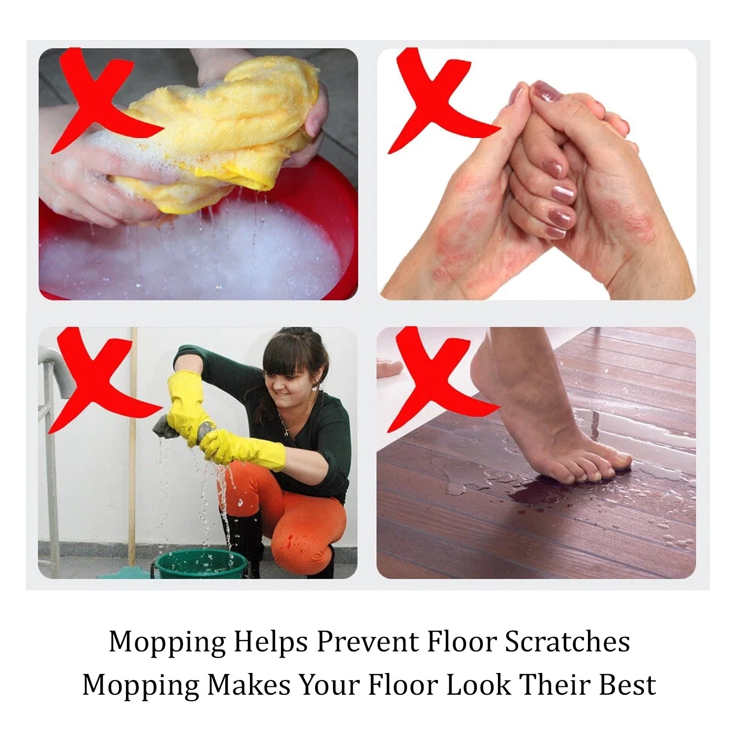 4028 Quick Spin Mop Plastic Spin Bucket Floor Cleaning Easy Wheels  Big Bucket Floor Cleaning Mop With Bucket - Shop Gharse