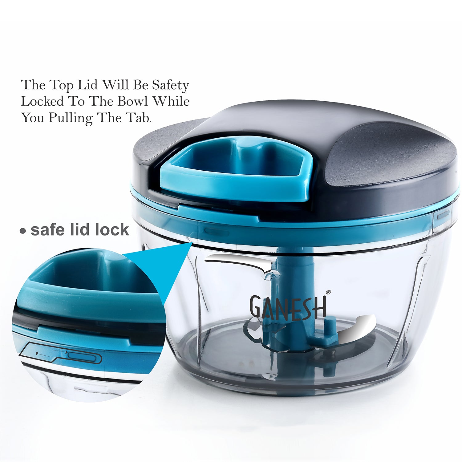 8106 Ganesh Wonder Chopper Grey (470ml) - Shop Gharse
