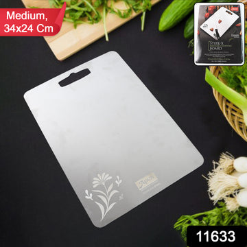 Apex Steel-x Stainless Steel Medium Chopping Board - Shop Gharse