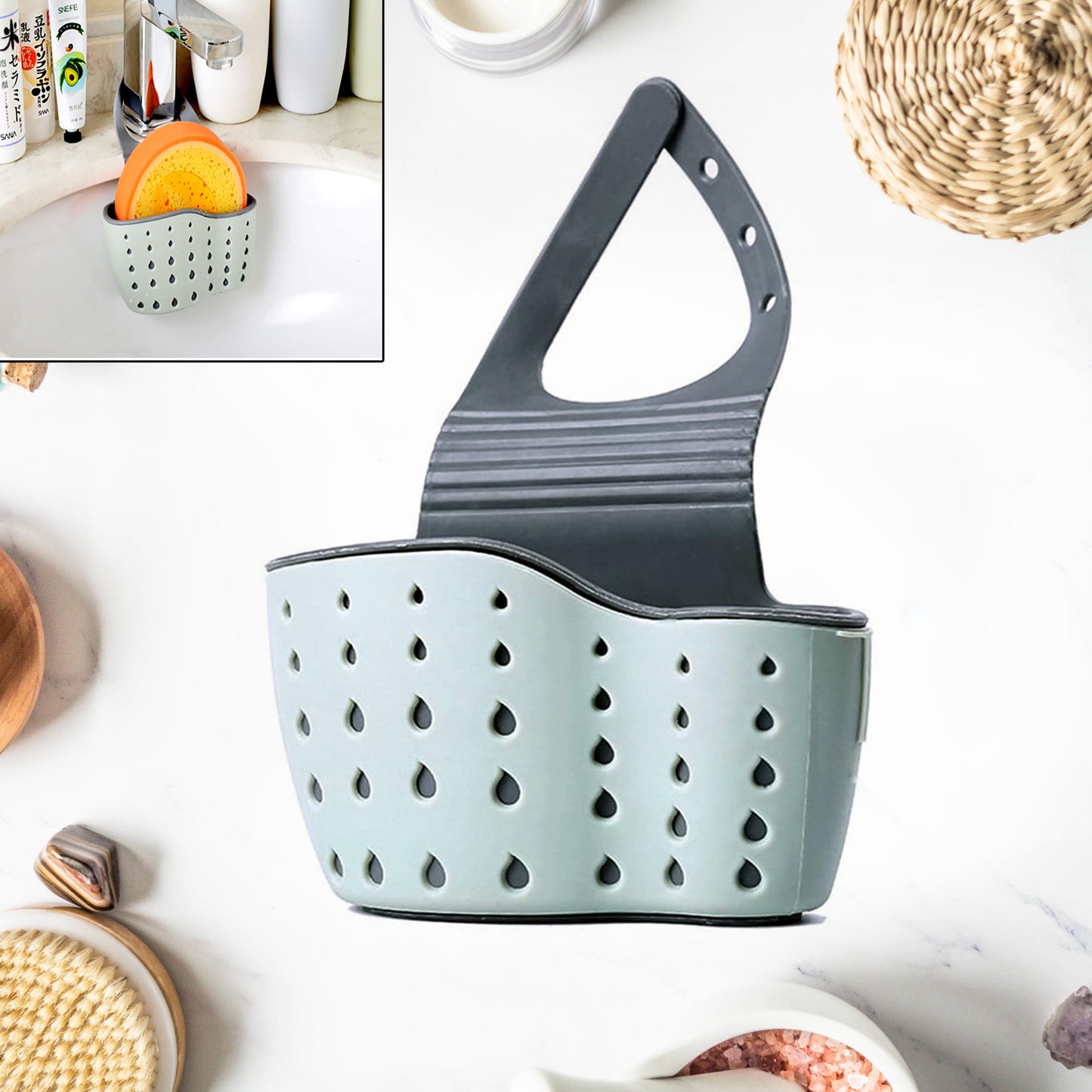 Multifunctional Kitchen Sink Organiser Kitchen Sink Caddy (1 Pc) - Shop Gharse