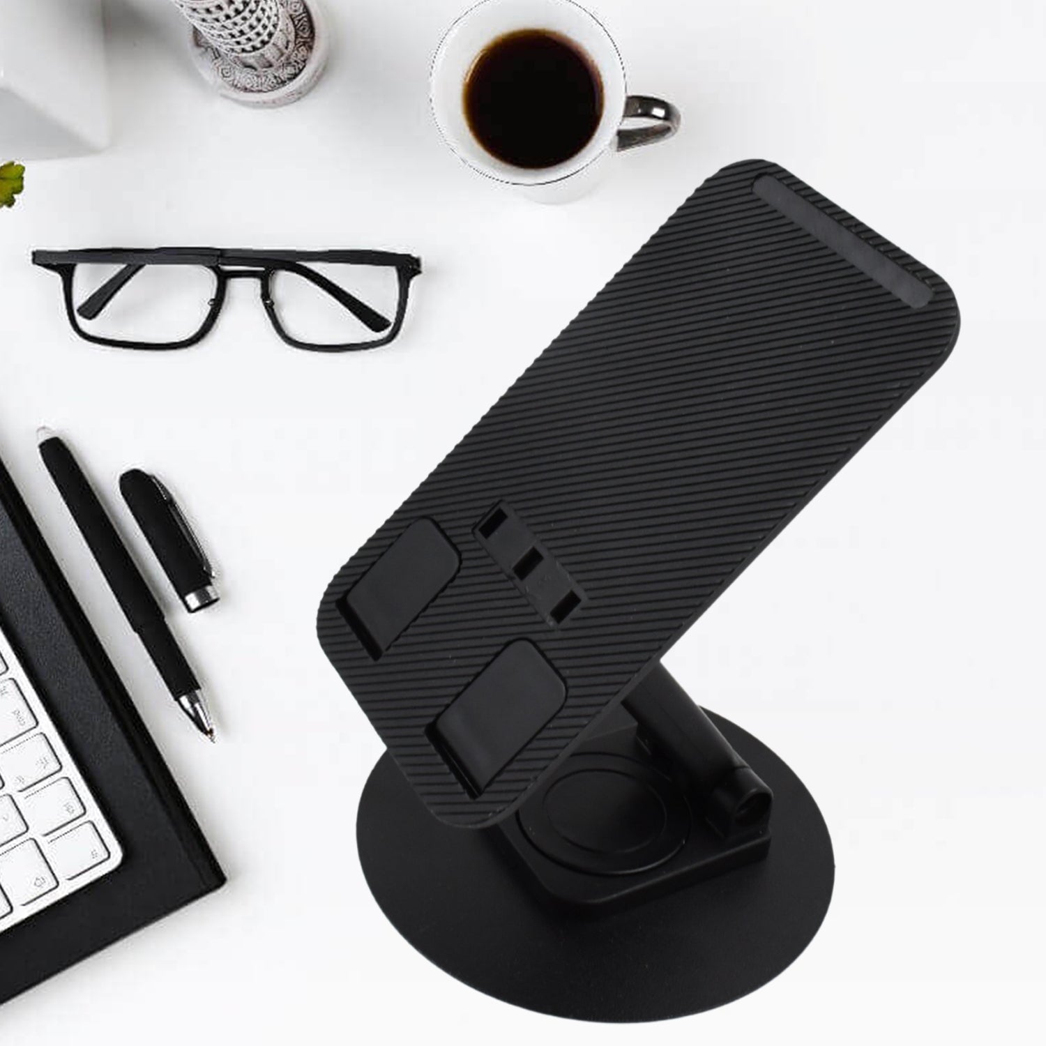 Mobile Holder Rotating Foldable Stand Height Angle Adjustable Phone Holder Stand Portable Mobile Stand For Desk With All Mobile Phones (1 Pc) - Shop Gharse