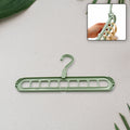 0238a Hole Plastic Hanger Hanging Hook Indoor Wardrobe Clothes Organization Storage Balcony Windowsill Suit Racks - Shop Gharse
