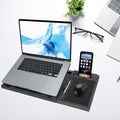 1229 Laptop Stand Suitable Portable Foldable Compatible With Macbook Notebook Tablet Tray Desk Table Book With Free Phone Stand - Shop Gharse