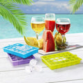 1144  Silicone Ice Cube Trays 24 Cavity Per Ice Tray Multicolour - Shop Gharse