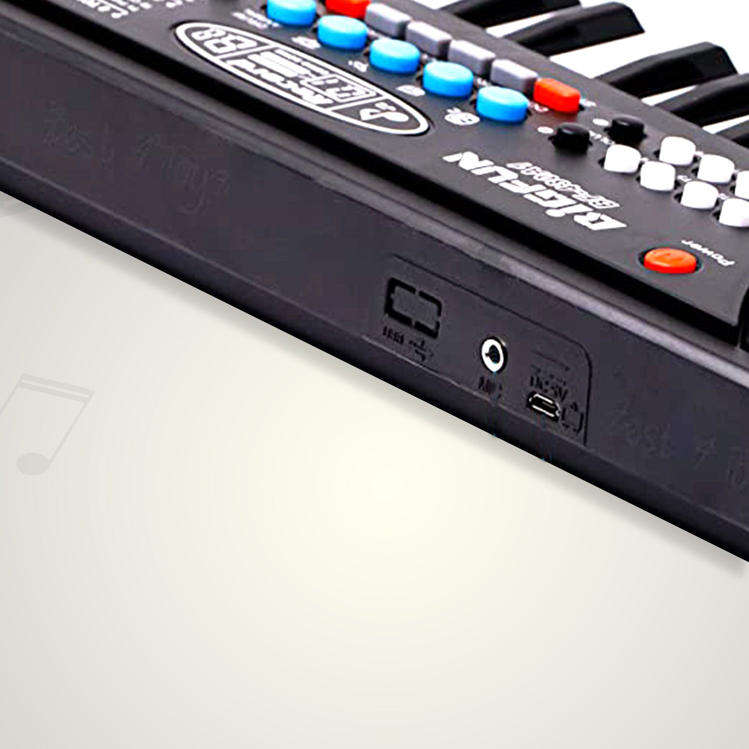 4515 Piano Musical Keyboard With Mic 37 Music Key Keyboard For Kids Toy - Shop Gharse