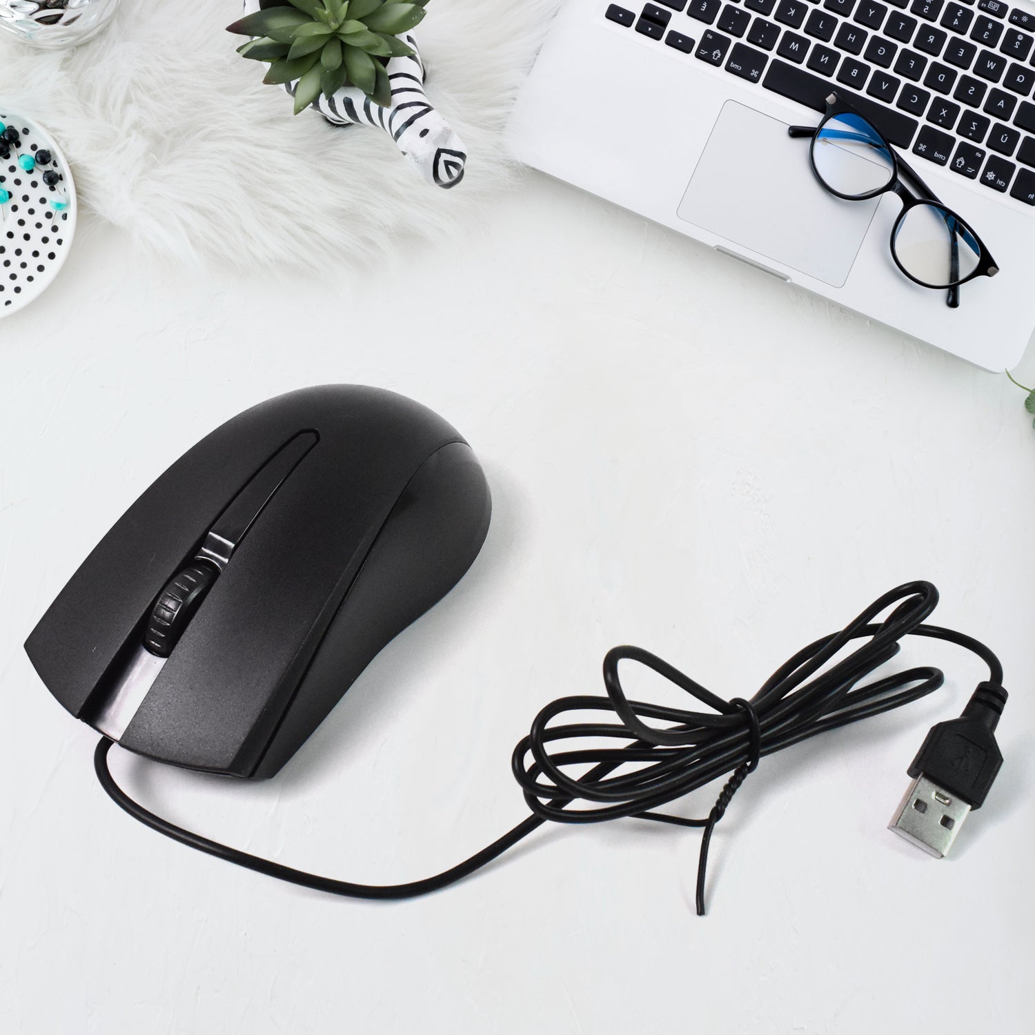 Computer  Laptop Wired Optical Mouse X2 (1 Pc) - Shop Gharse