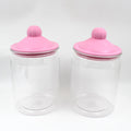 Transparent Kitchen Plastic Container Jar Set (2 Pcs Set  1100 Ml Approx) - Shop Gharse
