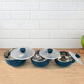 Apex Microwave-safe Serving Bowl 3 Pcs Set (700ml 1000ml 1400ml) - Shop Gharse