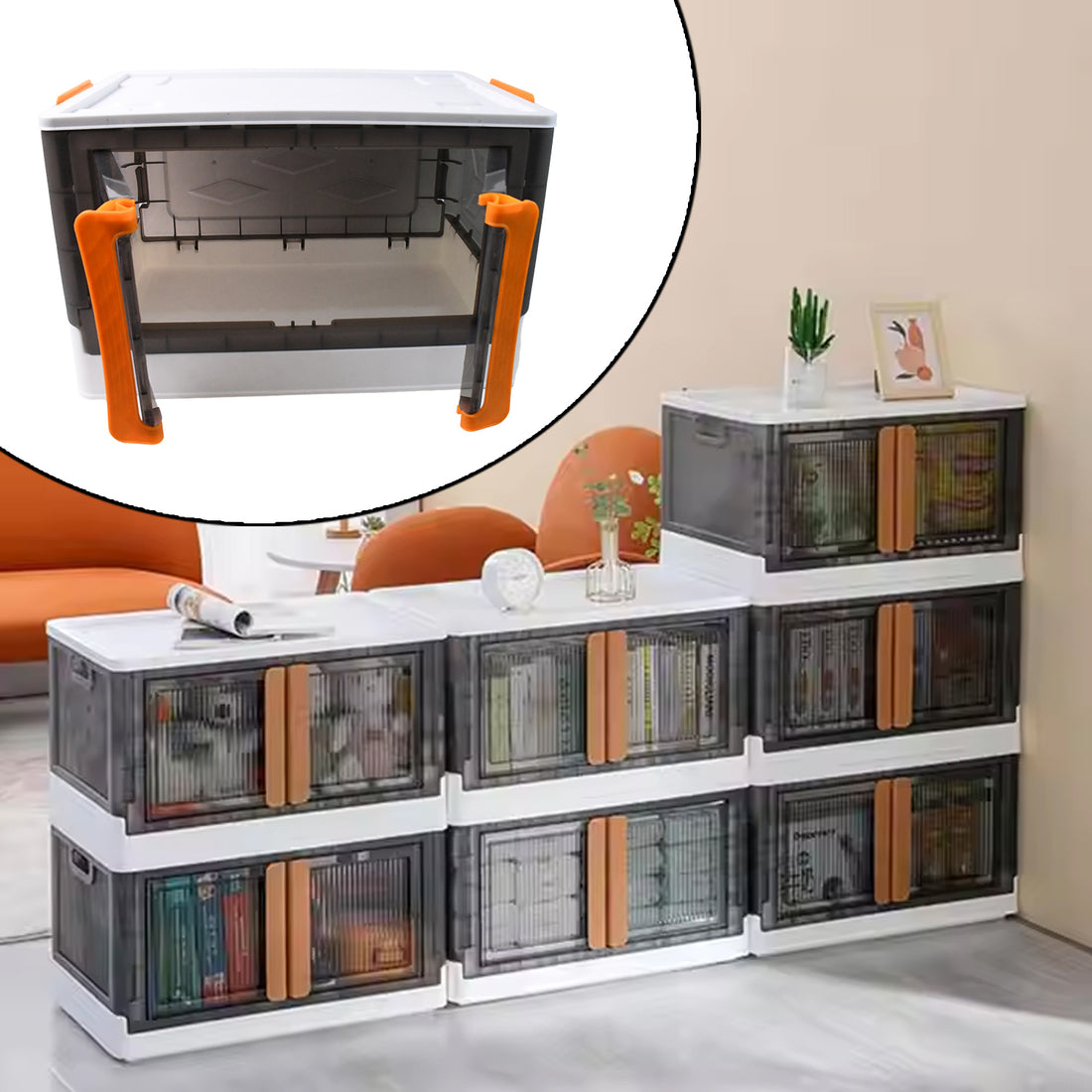 Plastic Folding Wardrobe Storage Organizer (1 Layer  1 Pc) - Shop Gharse