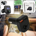 8533 Car-x8 Bluetooth Fm Transmitter Kit For Hands-free Call Receiver  Music Player  Call Receiver  Fast Mobile Charger Ports For All Smartphoneswith 3.1a Quick Charge Dual Usb Car Charger - Shop Gharse