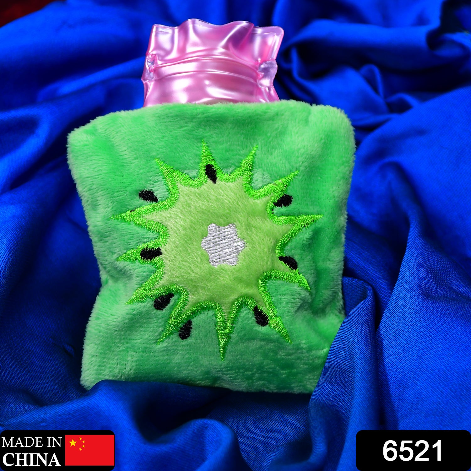 6521 Green Sun Small Hot Water Bag With Cover For Pain Relief Neck Shoulder Pain And Hand Feet Warmer Menstrual Cramps. - Shop Gharse