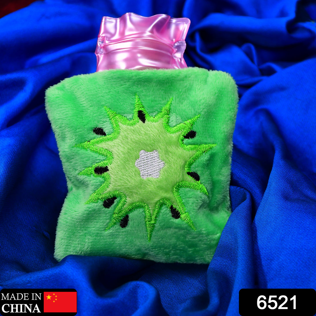 6521 Green Sun Small Hot Water Bag With Cover For Pain Relief Neck Shoulder Pain And Hand Feet Warmer Menstrual Cramps. - Shop Gharse