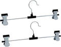 7202 Hangers With 2-adjustable Anti-rust Clips (Pack Of 12) - Shop Gharse