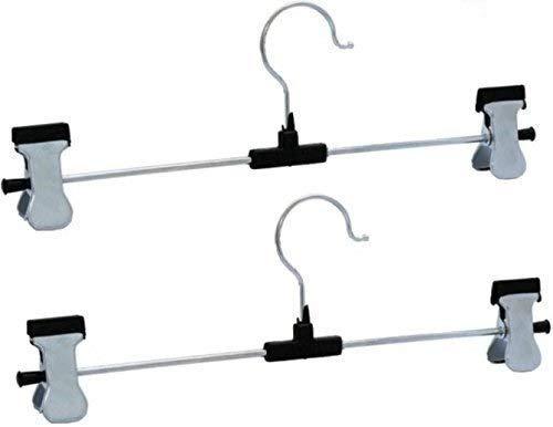 7202 Hangers With 2-adjustable Anti-rust Clips (Pack Of 12) - Shop Gharse