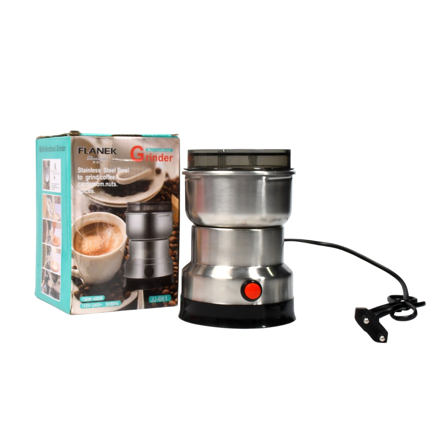 2898 Multifunction Grinder Machine Electric Cereals Grain Mill Spice Herbs Grinding Machine Tool Stainless Steel Electric Coffee Bean For Home - Shop Gharse