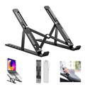 1320 Adjustable Laptop Stand Holder With Built-in Foldable Legs And High Quality Fibre - Shop Gharse