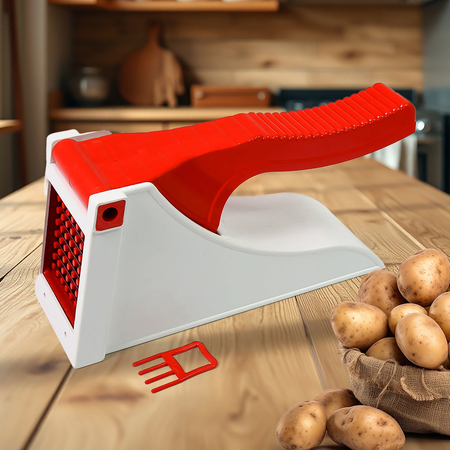 Plastic Potato  Vegetable Chips Maker (1 Pc) - Shop Gharse
