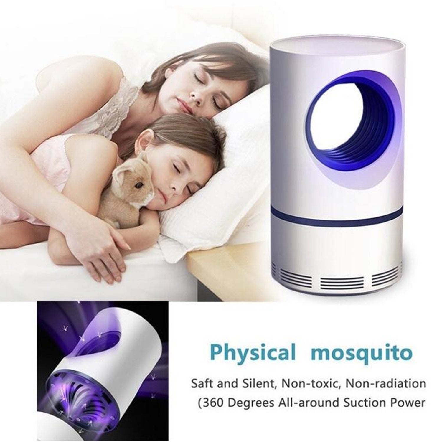 1225 Electronic Led Mosquito Killer Lamps Machine For Home Insect Killer Electric Powered Machine Eco-friendly Baby Freezer Household Bin Display Rack - Shop Gharse