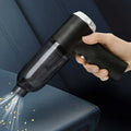 7394 3 In 1 Car Mini Vacuum Cleaner With Blower Wireless Portable Rechargeable Handheld High Power Suction Vacuum Cleaning Machine For Home Car Computer Keyboard Cordless Air Blowing Dusting - Shop Gharse