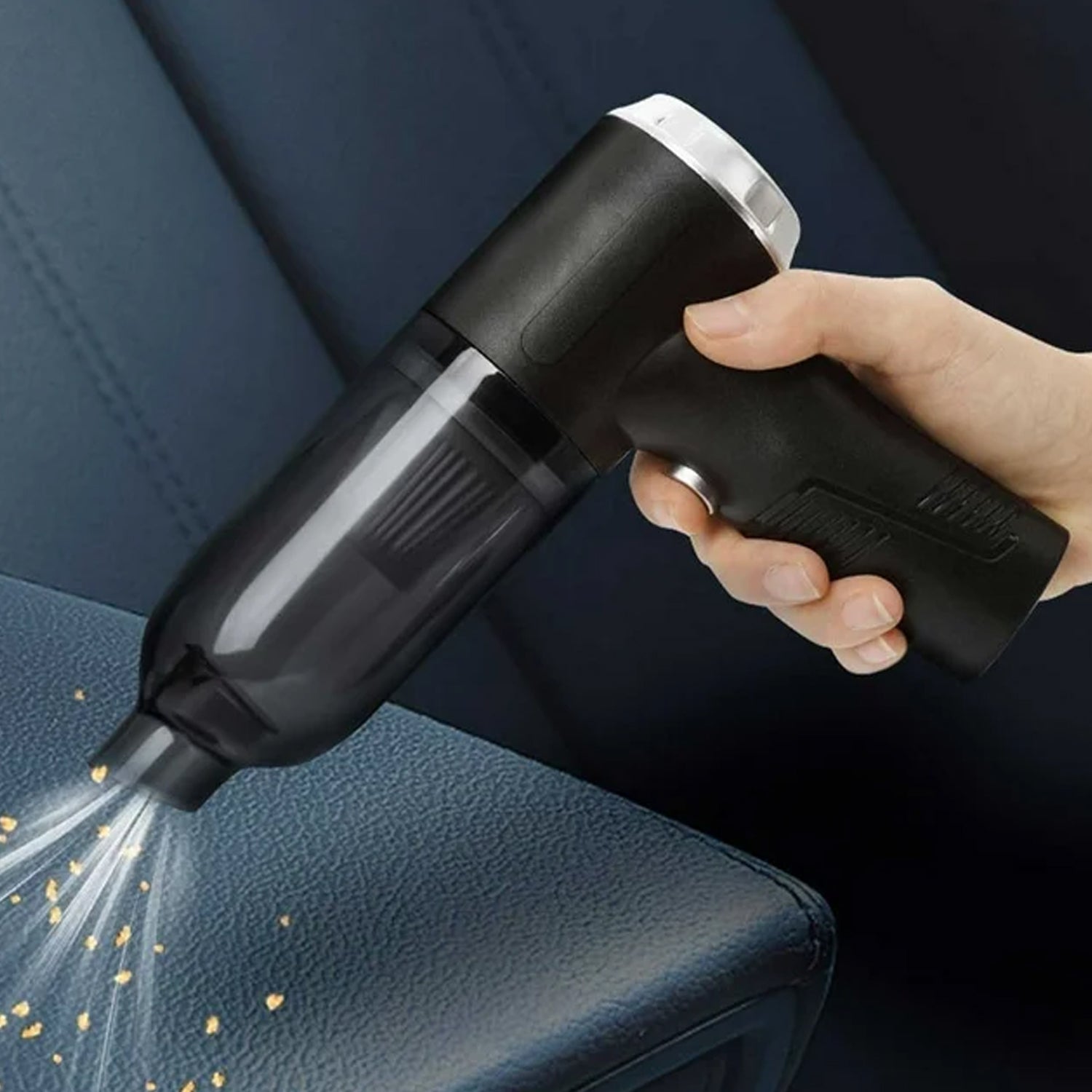 7394 3 In 1 Car Mini Vacuum Cleaner With Blower Wireless Portable Rechargeable Handheld High Power Suction Vacuum Cleaning Machine For Home Car Computer Keyboard Cordless Air Blowing Dusting - Shop Gharse