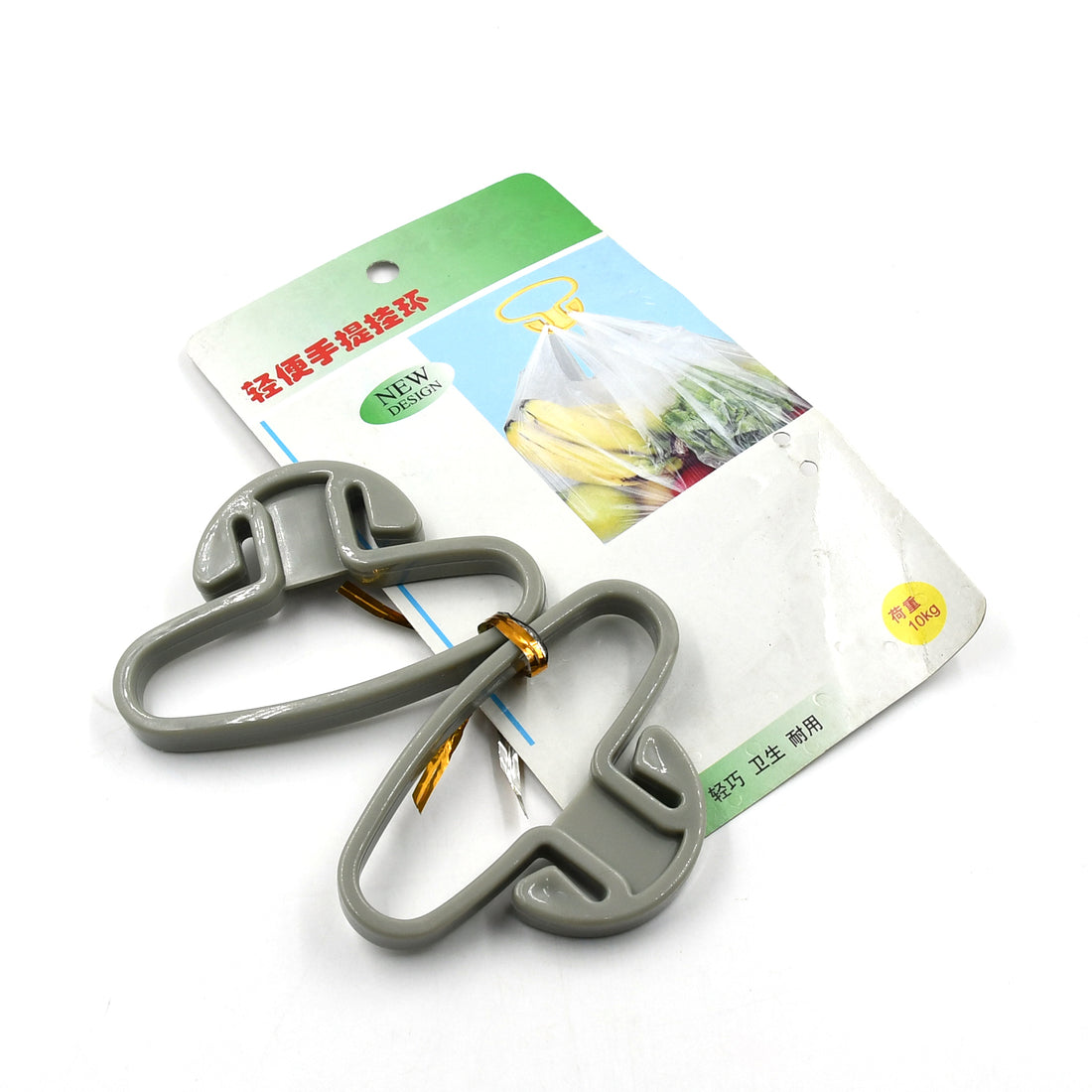 9331 Portable Shopping Bag Handle Holder Household Plastic Bag Hook Kitchen Supplies Carrier Holds Plastic Reusable Grocery Bags Holder Portable Bag Carrier Multifunctional (2pc) - Shop Gharse