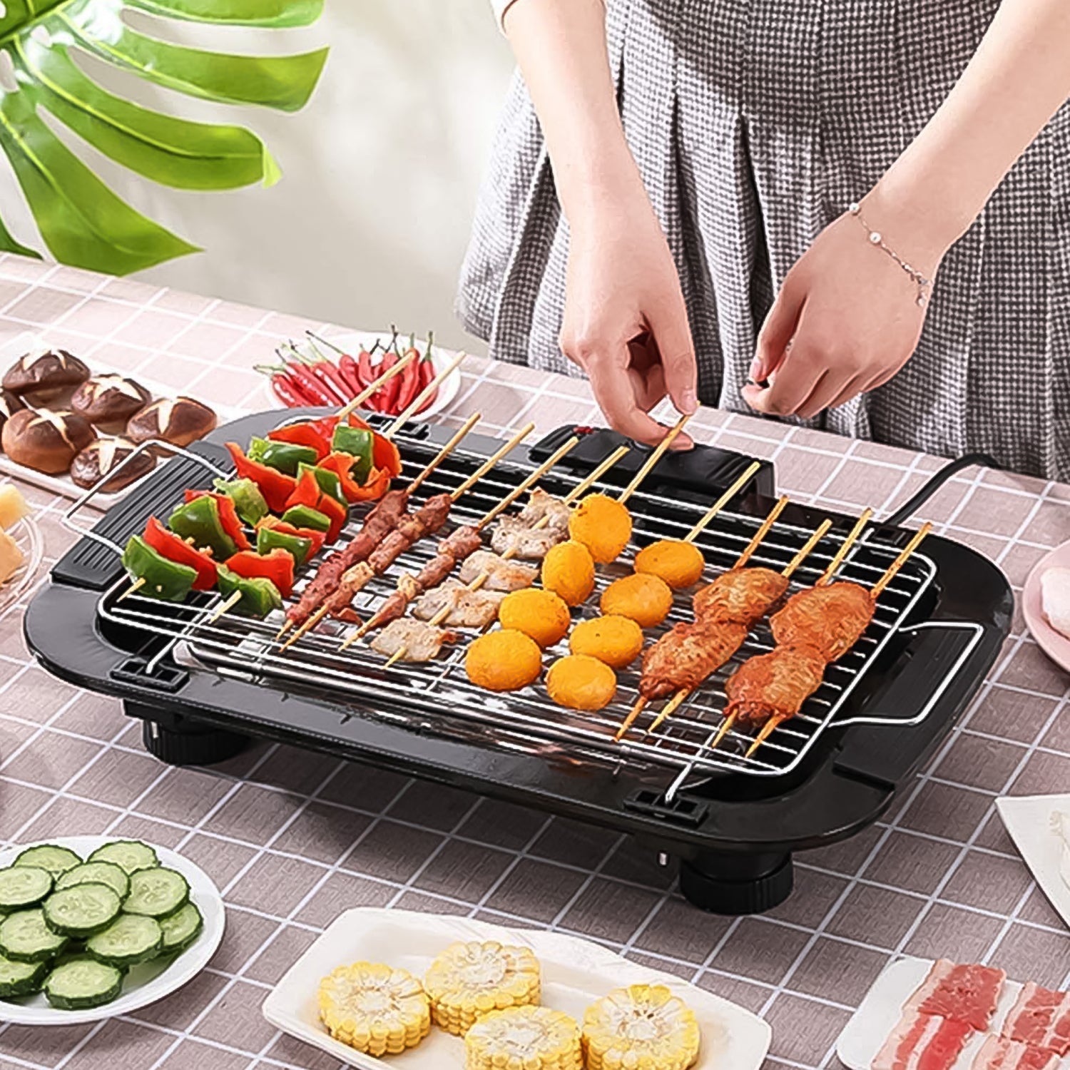Electric Barbecue Grill 2000w (1 Pc) - Shop Gharse