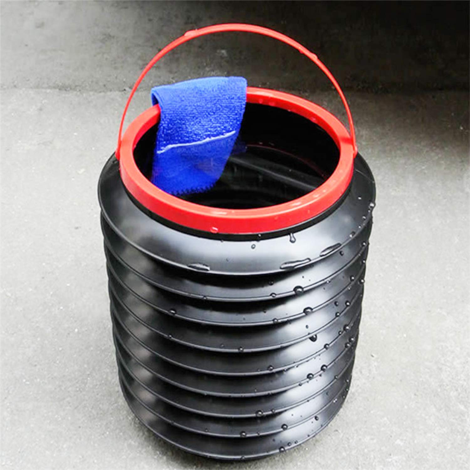 Foldable Storage Bucket  Water Container  Dustbin Multiuse Bucket For Home  Car  Kitchen Use Bucket - Shop Gharse